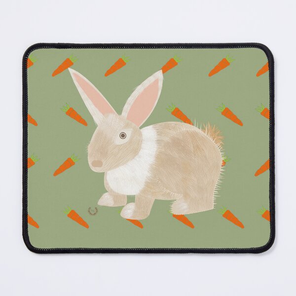 Item preview, Bunny Pattern with Carrots designed and sold by Carmelagaminde.