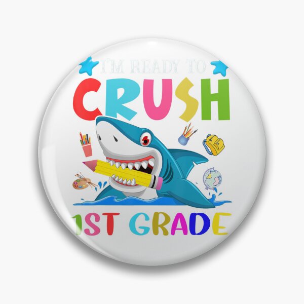 Item preview, I'm Ready To Crush 1st Grade Shark Boys Kids Back To School . designed and sold by HerbertKuhn112.