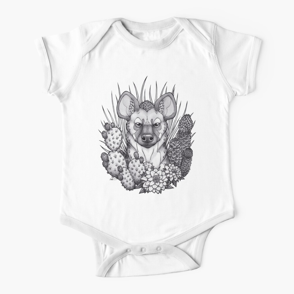 Hyena & Arid Plants Baby One-Piece