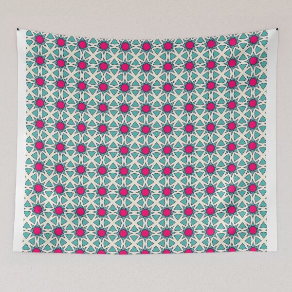 Item preview, Retro star geometric pattern designed and sold by TheCosmoWest.