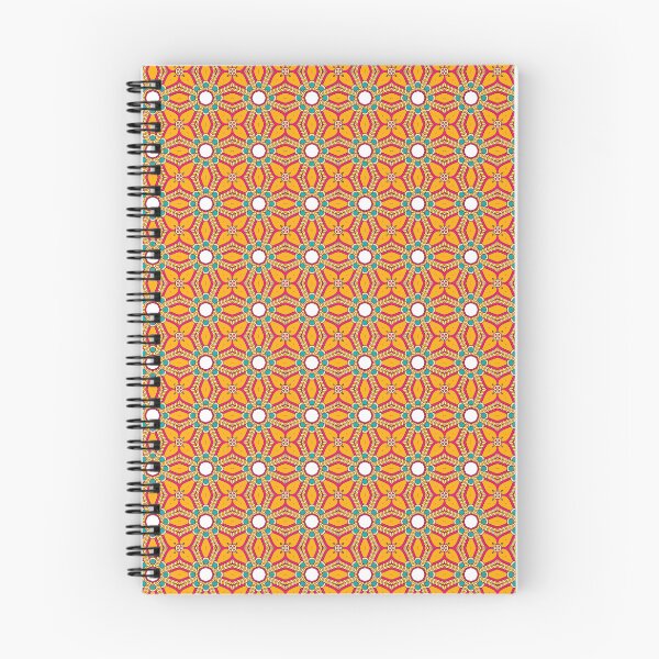 Item preview, Mustard floral seamless geometric pattern designed and sold by TheCosmoWest.