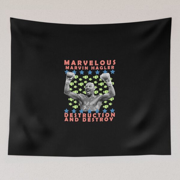 Aperçu de l'œuvre Marvelous Marvin Hagler Destruction and Destroy Classic créée et vendue par sharonharvey3.