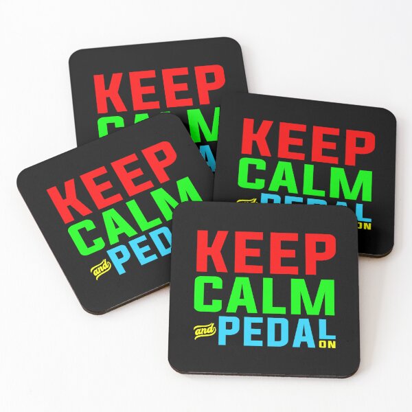 Item preview, Keep calm and pedal on T-shirt designed and sold by Velocitiy.