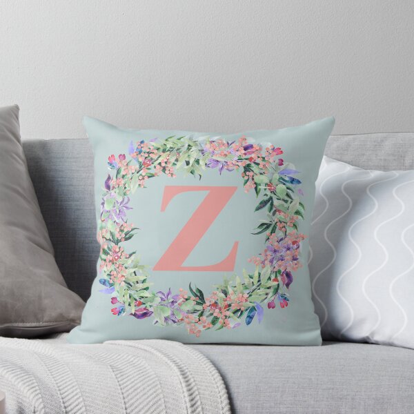 Artikelvorschau, Buchstabe Z Blumen - Blumenmonogramm Alphabet Buchstaben - Buchstabe Z entworfen und verkauft von LamaraK.