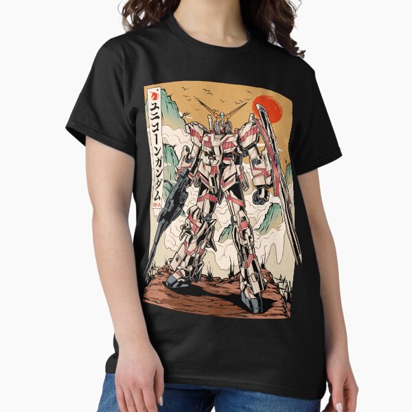 Vista previa del artículo con la obra «Unicornio Gundam estilo chino», diseñado y vendido por shopVicRioa.