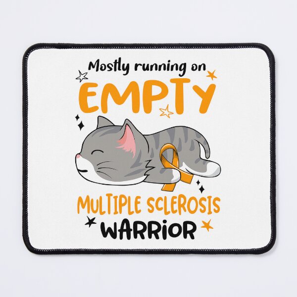 Item preview, Multiple Sclerosis Awareness, Mostly Running on Multiple Sclerosis Warrior designed and sold by Tammyilaria.