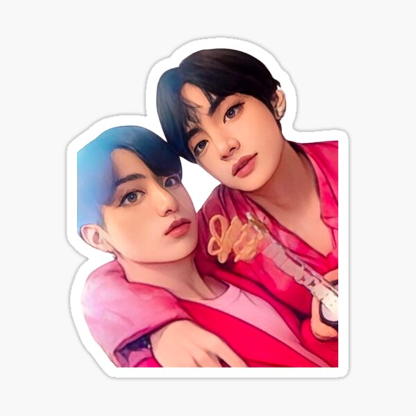 Taekook Taehyung And Jungkook Sticker For Sale By Secretcosmos