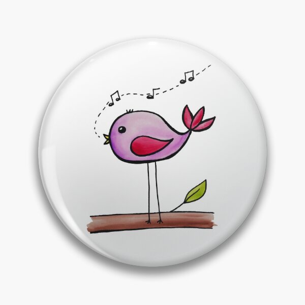 Item preview, Singing Bird Watercolor designed and sold by kmstudio.