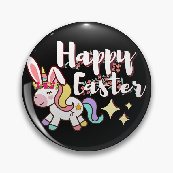 Item preview, Cute Unicorn Rabbit Happy Easter Design designed and sold by SimplyCarms.