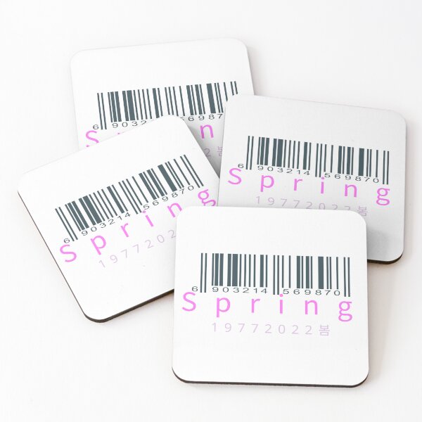 Aperçu de l'œuvre Code à barres de printemps, coréen créée et vendue par Johnallthings.