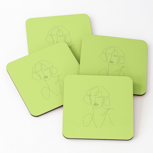 Item preview, Face Outline Feminist Artwork Single Lined Woman Minimalist High designed and sold by blackspiderkid.