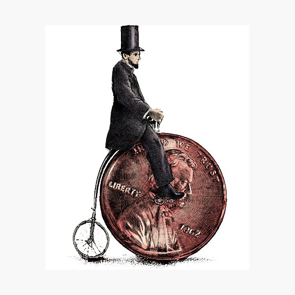 Item preview, Penny Farthing T-Shirt designed and sold by ConradIbernia.