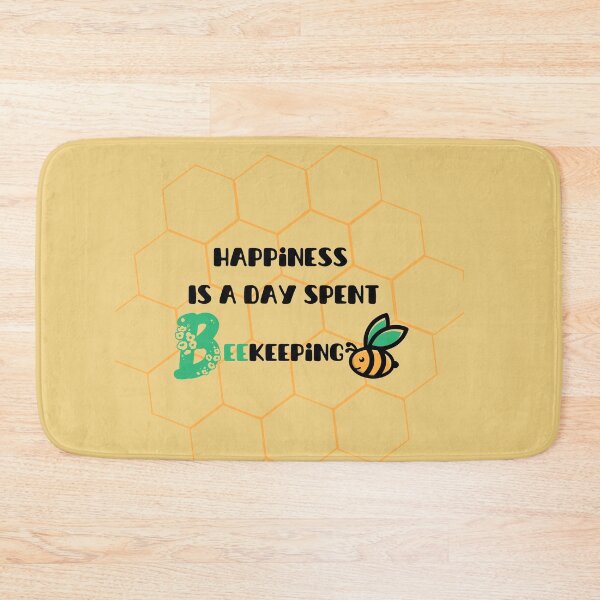 Item preview,  happiness is a day spent beekeeping  designed and sold by artidesgn.