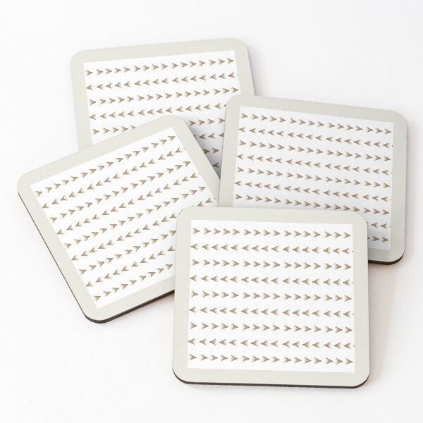 Item preview, Simple Horizontal Beige Arrow Heads for Chic Simplicity - Design 7 designed and sold by simplydesignart.