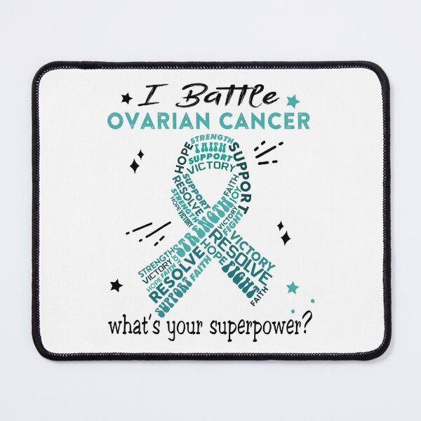 Item preview, Ovarian Cancer Warrior, I Battle Ovarian Cancer What's Your Superpower? designed and sold by Greggwillard.