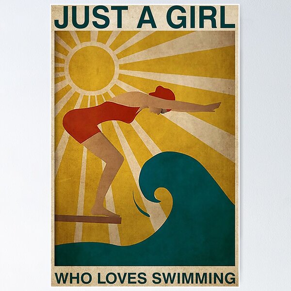 Artikel-Vorschau von Schwimmen Nur ein Mädchen, das gerne schwimmt, designt und verkauft von aFloriya1987.