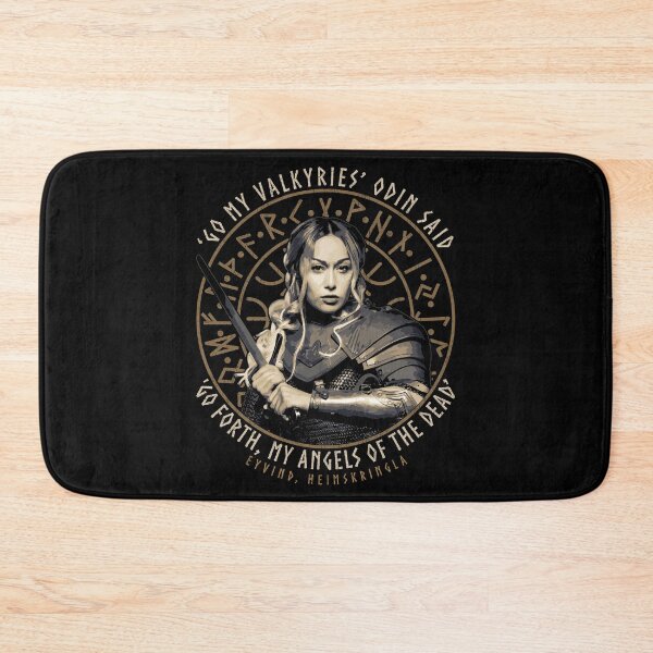 Item preview, Go My Valkyries, Norse Viking Proverb, Sagas, Viking Gift, Shield Maiden designed and sold by Proverbial Wisdom Design.