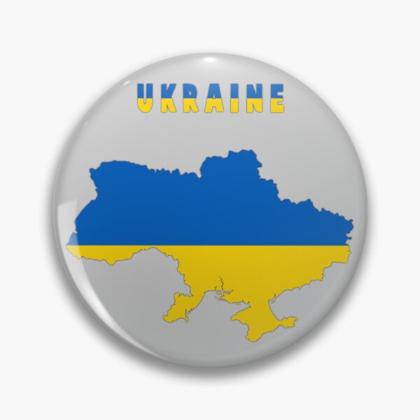 Item preview, Ukrainian Flag inside Map of Ukraine  designed and sold by mashmosh.