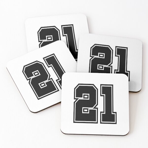 Item preview, 21 shirt number number college style designed and sold by GeogDesigns.