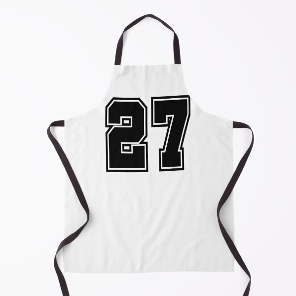 Item preview, 27 shirt number number college style designed and sold by GeogDesigns.