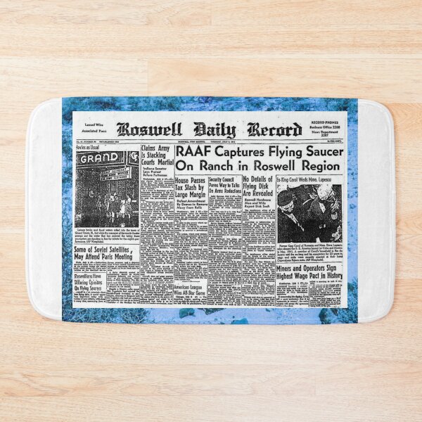 Item preview, "Roswell UFO July 8th, 1947"- Newspaper designed and sold by TeaMugPhrases.