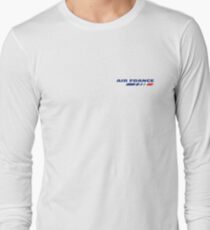Air France Small Logo at the chest Long Sleeve T-Shirt