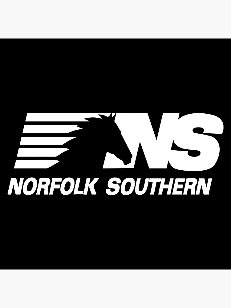 Norfolk Southern Logo Poster For Sale By Jarcosoral Redbubble   Flat,750x,075,f Pad,750x1000,f8f8f8 