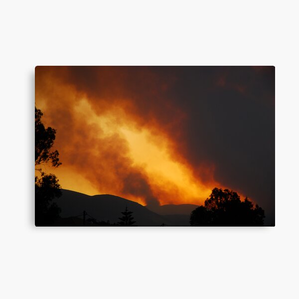 Mountain Fire Canvas Print
