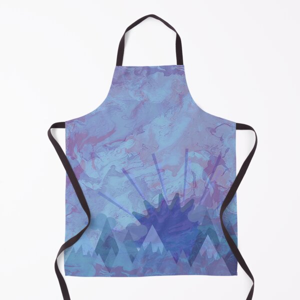 Item preview, Pastel Blue Mountain Sunrise Landscape designed and sold by LusDigiArt.