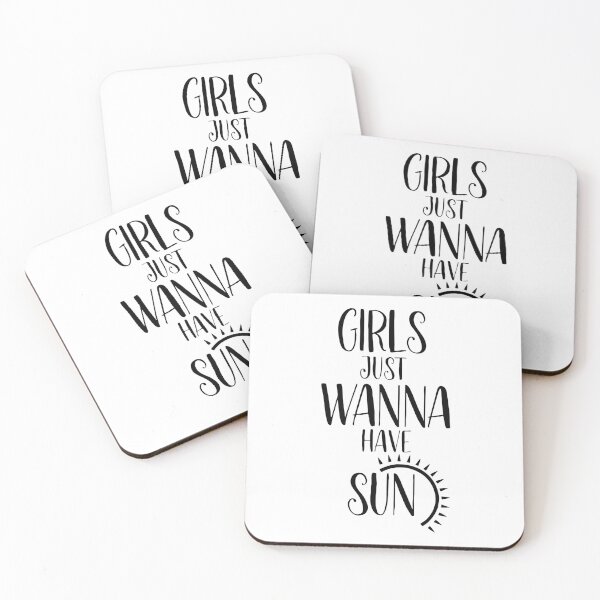 Item preview, Girls Just Wanna Have Sun designed and sold by CottonCadier.
