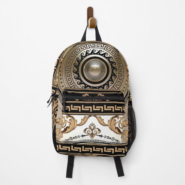 Item preview, Ornate Baroque Filigree Black Bronze Greek Key Meander designed and sold by Yiorgos Designs.