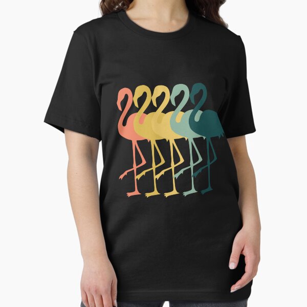 Vista previa del artículo con la obra «Flamingo Colorful », diseñado y vendido por kudostees.