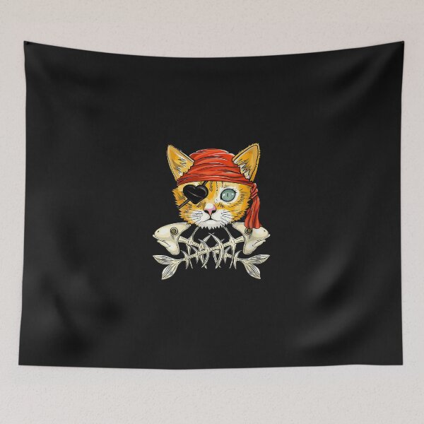 Item preview, Cat Pirate Funny Cat Pirate Halloween1 designed and sold by WalterFunk.