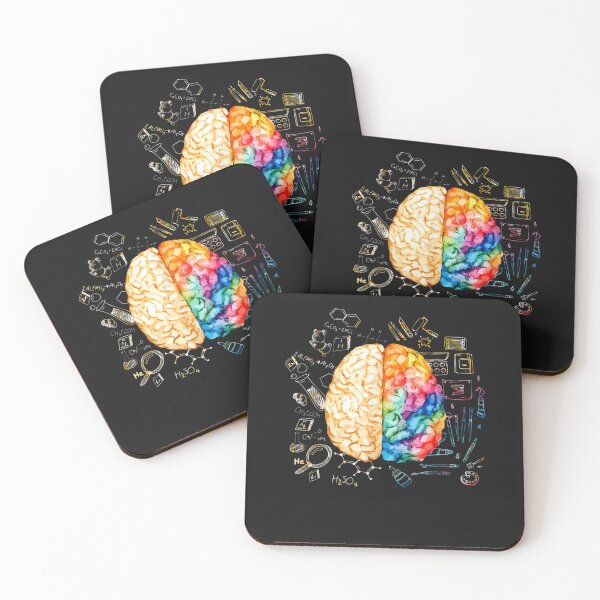 Item preview, Colorful Brain - Science And Art - Neuroscience Neurologist designed and sold by WalterFunk.