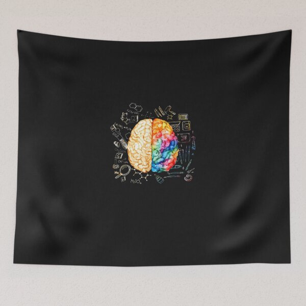 Item preview, Colorful Brain - Science And Art - Neuroscience Neurologist designed and sold by WalterFunk.