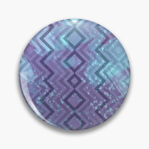 Item preview, Blue Zig Zag Geometric Textured Patterend designed and sold by LusDigiArt.