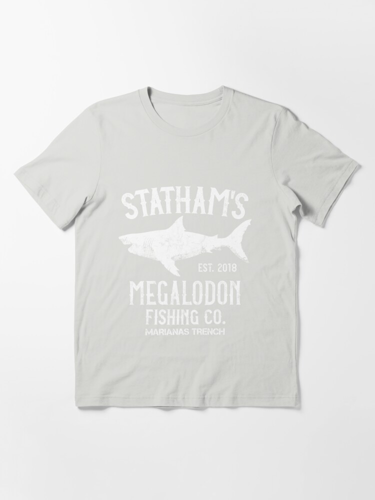 The Meg - Jason Statham - Megalodon Shark Fishing, Perfect Gift Essential  T-Shirt for Sale by Hongterry