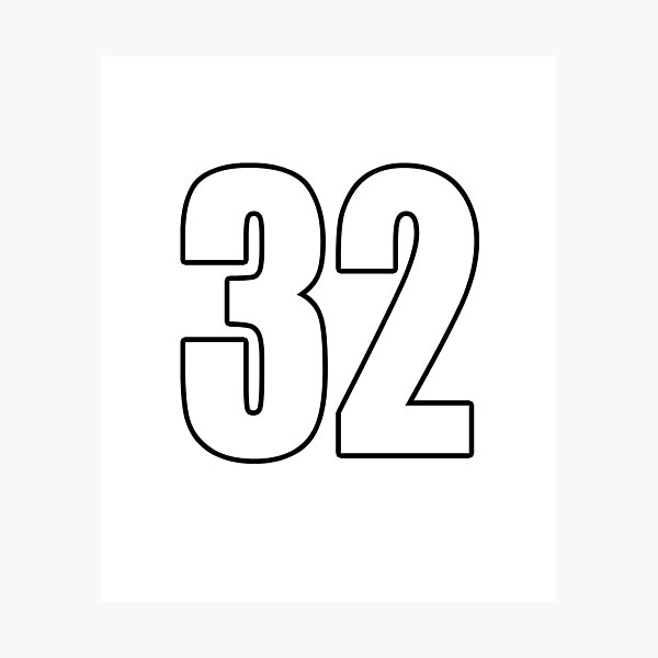 24 number number football Photographic Print by GeogDesigns