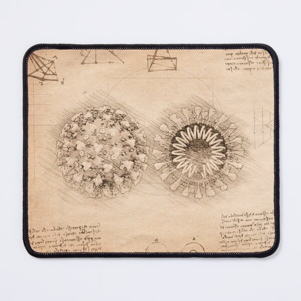 Item preview, Da Vinci Sketch Art Corona Virus - Vintage designed and sold by Rayyanz.