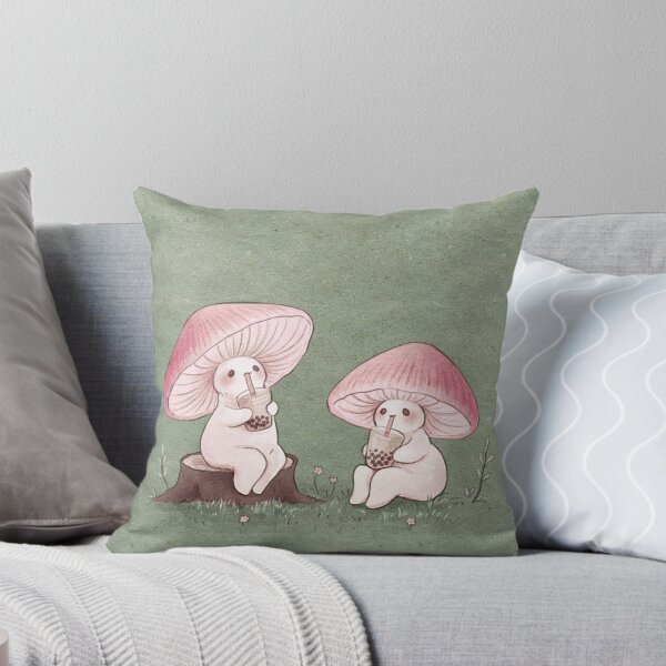 Item preview, Mycena Mushrooms with Boba Tea designed and sold by Fairydrop.