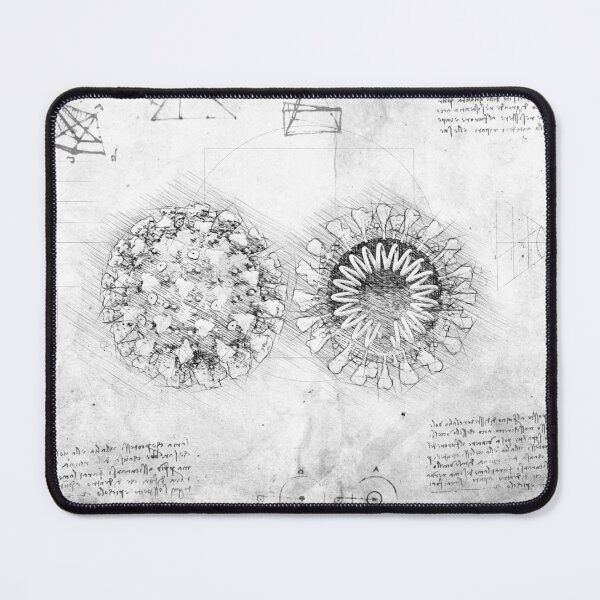 Item preview, Da Vinci Sketch Art Corona Virus - Grunge designed and sold by Rayyanz.