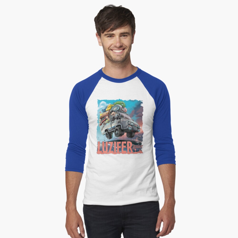 Artikel-Vorschau von Baseballshirt mit 3/4-Arm, designt und verkauft von LuziferJunior.