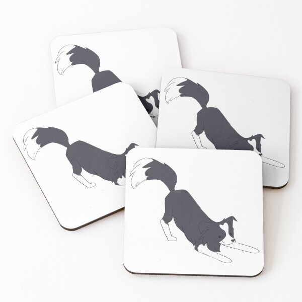 Item preview, Border collie cute cartoon illustration  designed and sold by Yarafantasyart.