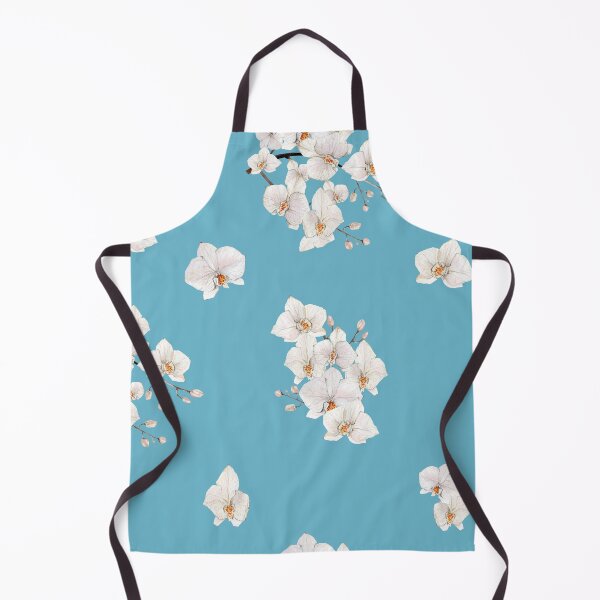 Item preview, White Lily Watercolor Flower on Atomizer Light Blue  designed and sold by HiddenPuppets.