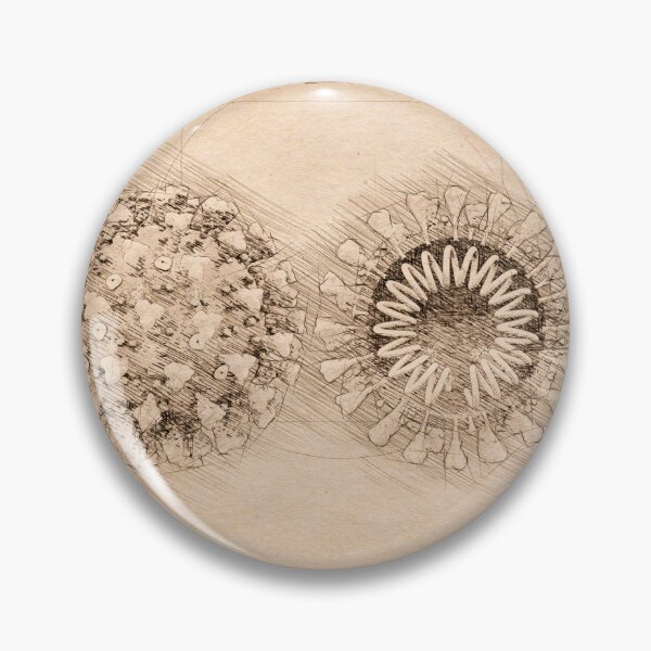 Item preview, Da Vinci Sketch Art Corona Virus - Vintage designed and sold by Rayyanz.