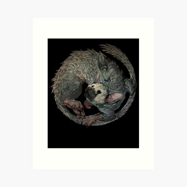 Trico from the last guardian   Art Print