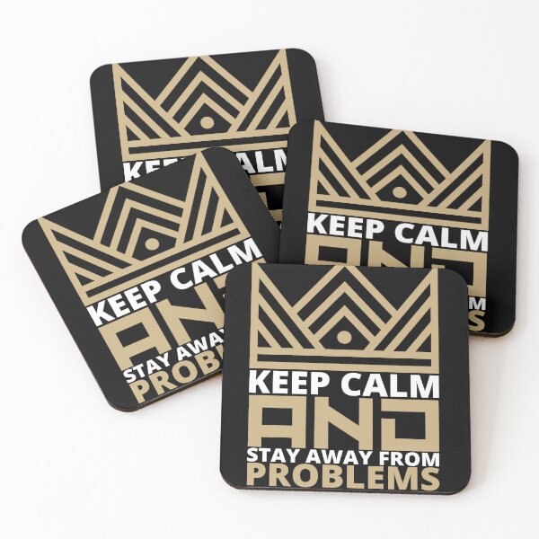 Item preview, keep calm and stay away from problems,funny quotes designed and sold by LUX2Boutique ★★★★★.