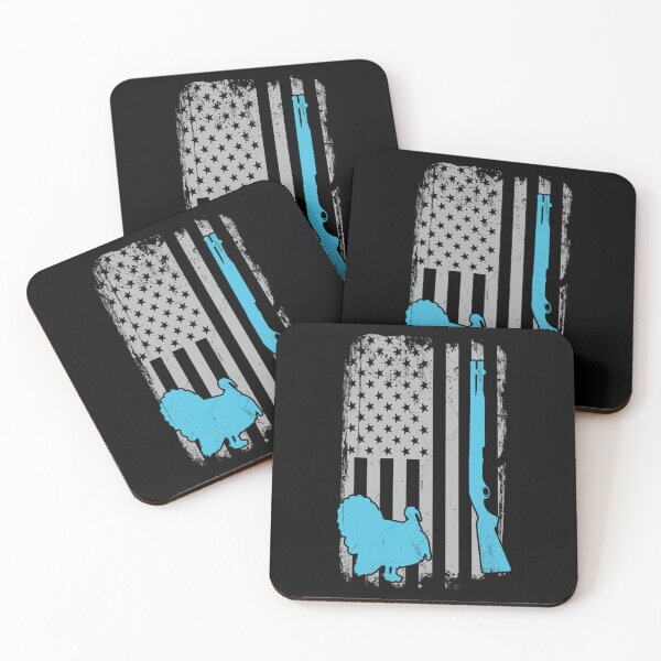 Item preview, Turkey Hunting with a Shotgun - US American Flag - Wild Gobbler Shotgunning - Hunter Guide Outfitter designed and sold by LilianaMoore.