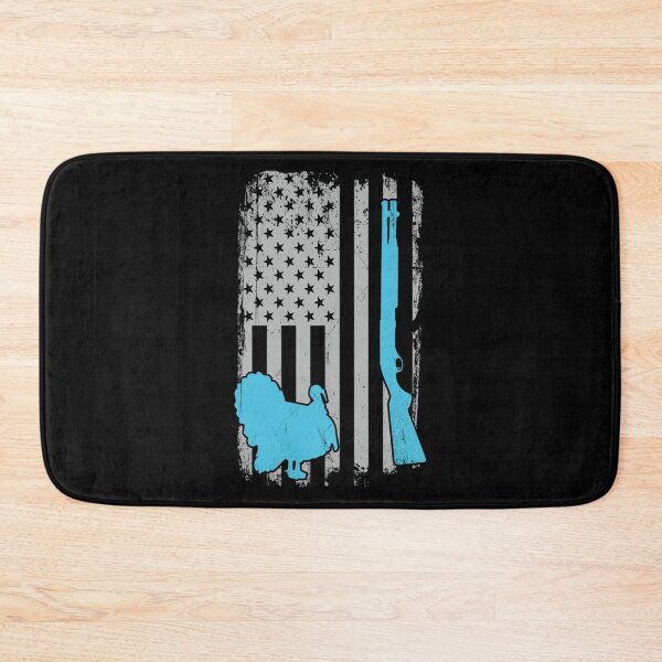 Item preview, Turkey Hunting with a Shotgun - US American Flag - Wild Gobbler Shotgunning - Hunter Guide Outfitter designed and sold by LilianaMoore.