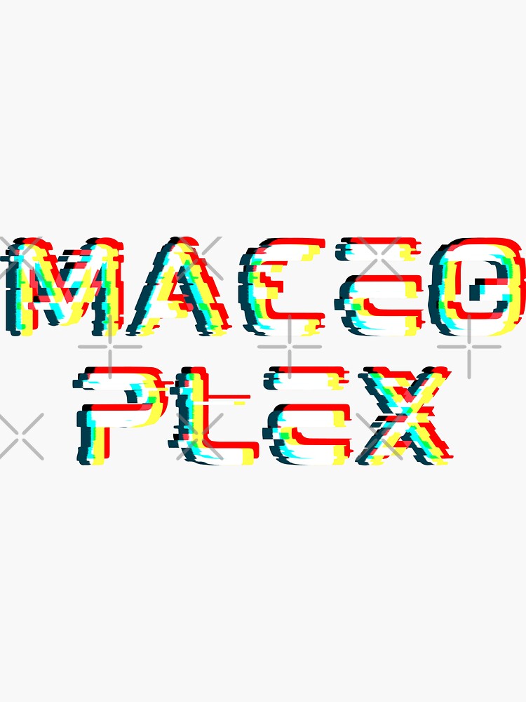 "Maceo Plex" Sticker by SkyAfterDusk Redbubble